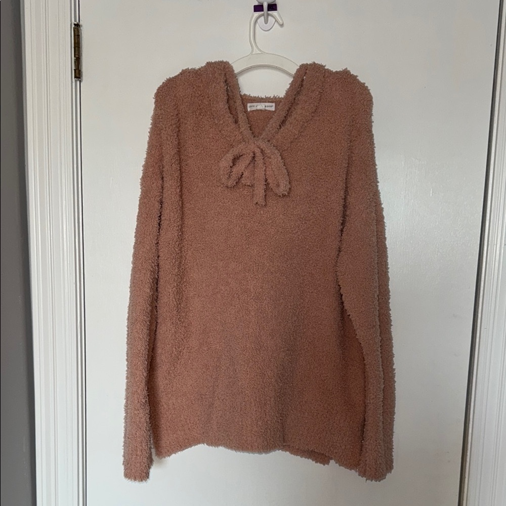 Coco + Jameson Pink Sweater hoodie - size medium